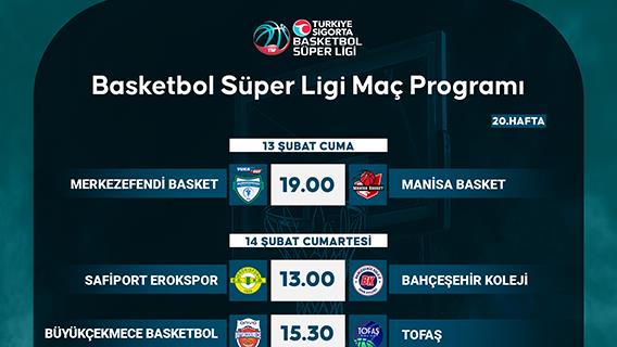 Basketbol Süper Ligi Maç Programı