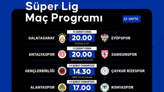 Süper Lig Maç Programı