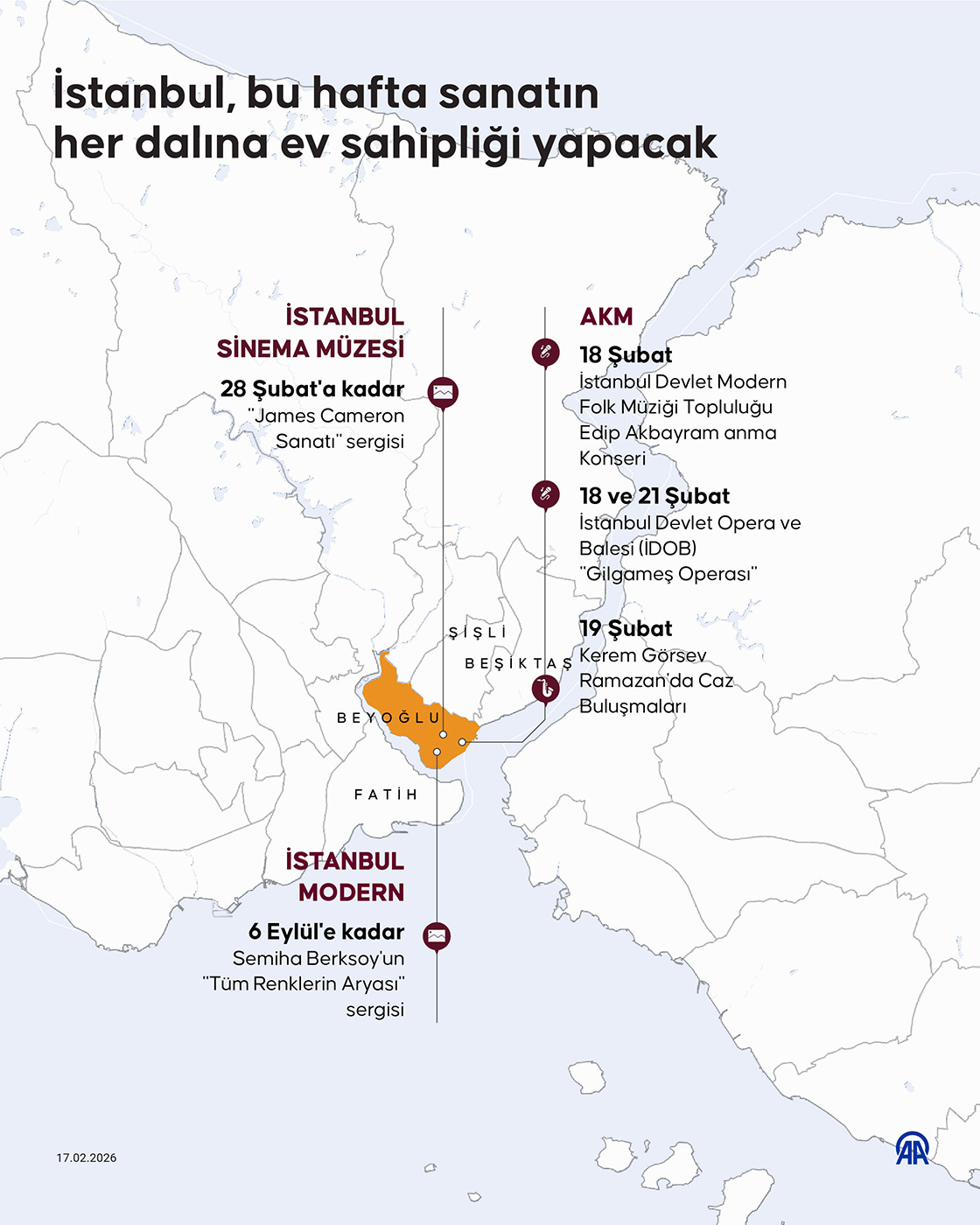 İstanbul, bu hafta sanatın her dalına ev sahipliği yapacak