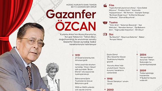 Hüsnü Kuruntu'dan Tahsin Bey'e uzanan bir ömür: Gazanfer Özcan