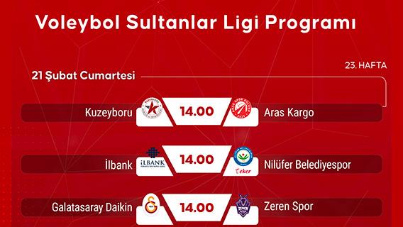 Voleybol Sultanlar Ligi Programı