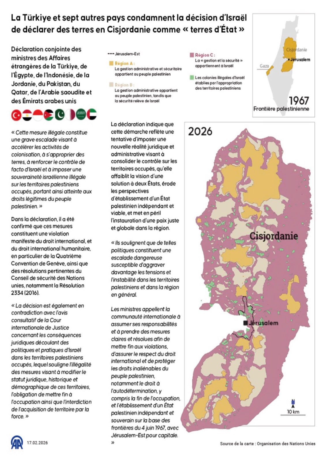La Türkiye et sept autre pays condamnent la décision d'Israël 