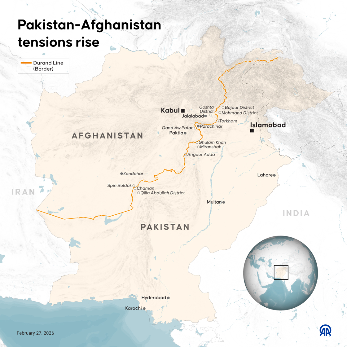 Pakistan-Afghanistan tensions rise