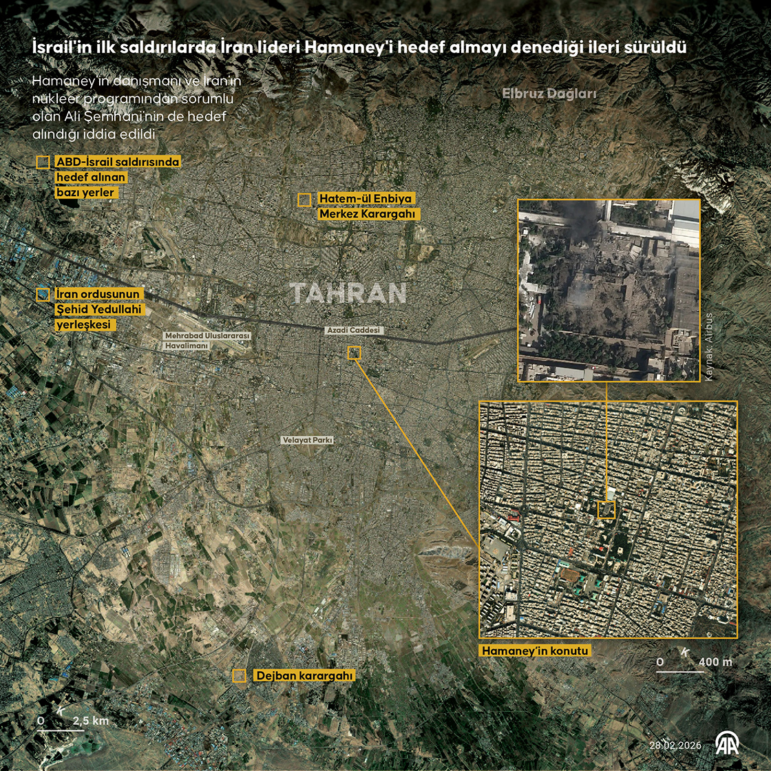 İsrail'in ilk saldırılarda İran lideri Hamaney'i hedef almayı denediği ileri sürüldü