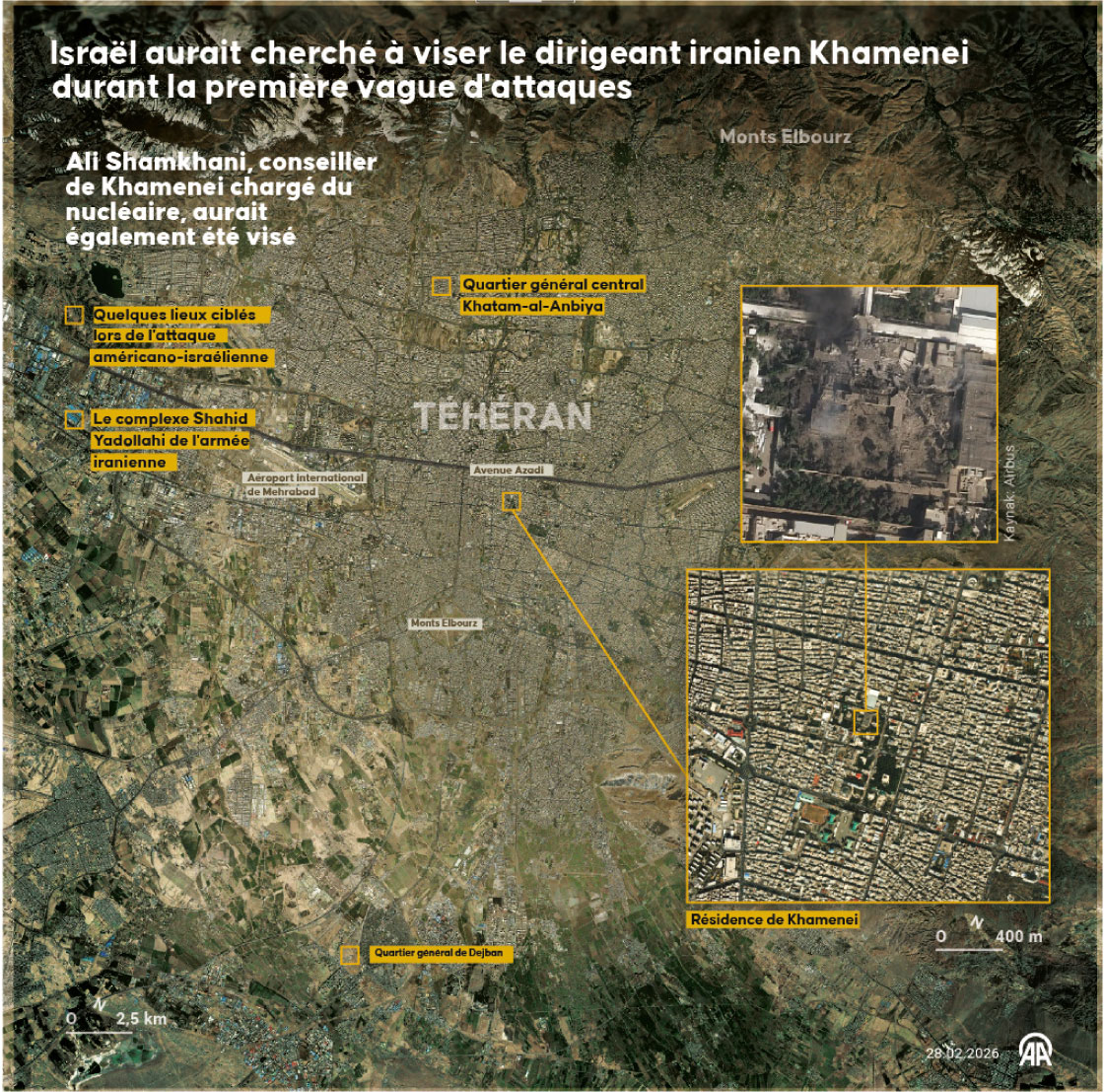Israël aurait cherché à viser le dirigeant iranien Khamenei durant la première vague d'attaques