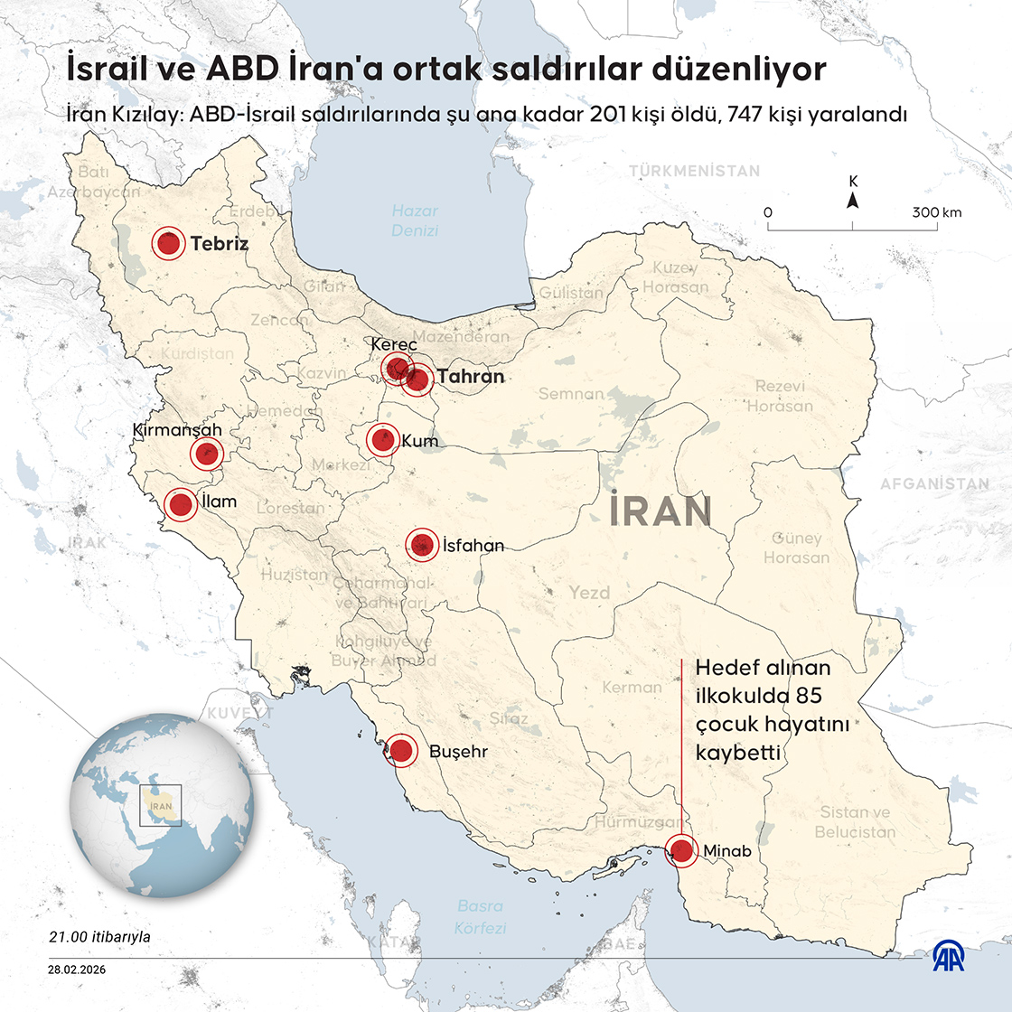 İsrail ve ABD İran'a ortak saldırılar düzenliyor