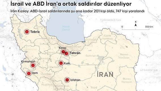 İsrail ve ABD İran'a ortak saldırılar düzenliyor