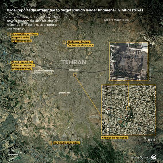 Israel reportedly attempted to target Iranian leader Khamenei in initial strikes