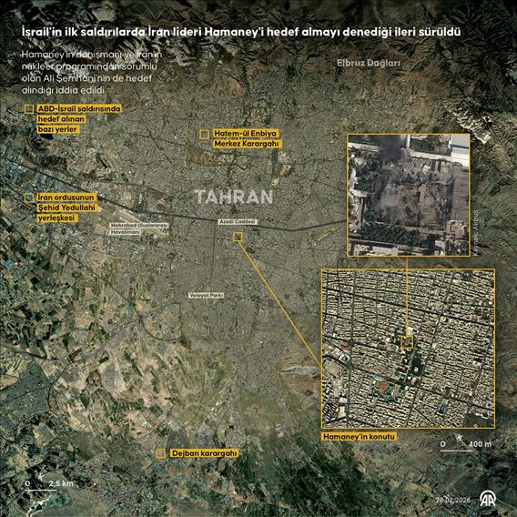 İsrail'in ilk saldırılarda İran lideri Hamaney'i hedef almayı denediği ileri sürüldü