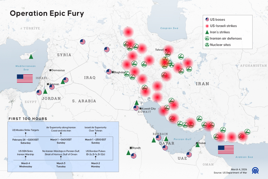 Operation aims to destroy Iranian offensive missiles, missile production, navy and other security infrastructure  