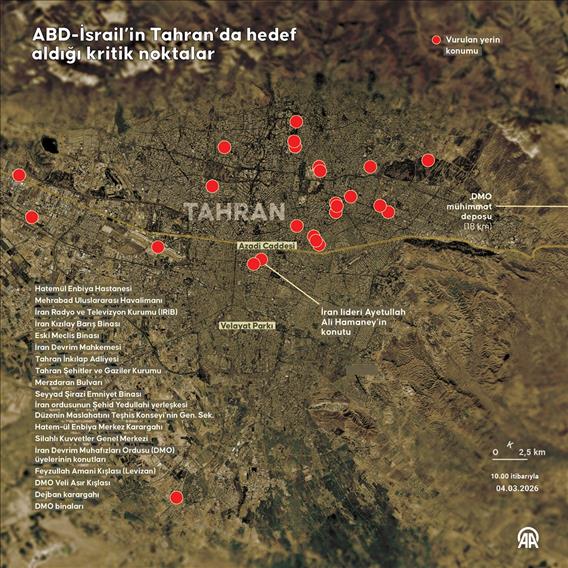 ABD-İsrail saldırıları altındaki İran'ın başkenti Tahran'da yeni patlamalar meydana geldi