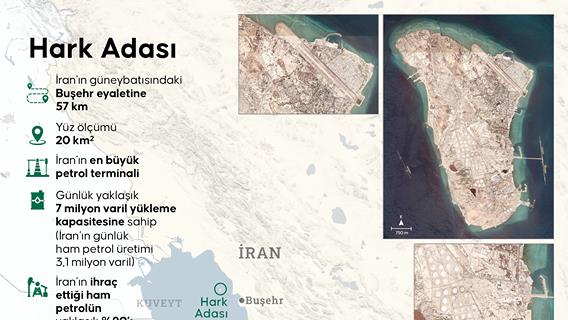 İran'ın en büyük petrol terminali: Hark Adası
