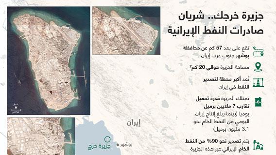 جزيرة خرجك.. شريان صادرات النفط الإيرانية