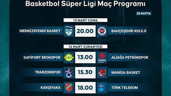 Basketbol Süper Ligi Maç Programı