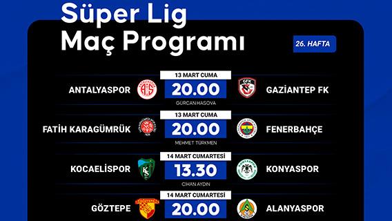 Süper Lig Maç Programı