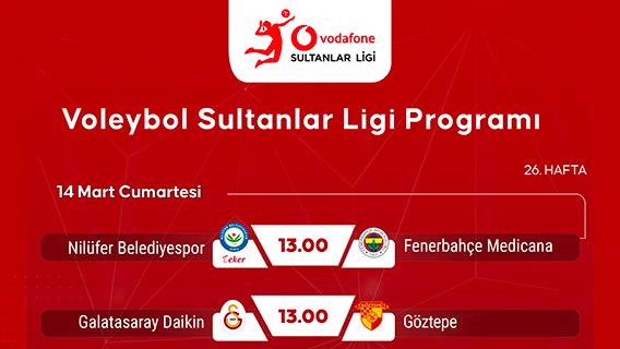 Voleybol Sultanlar Ligi Programı