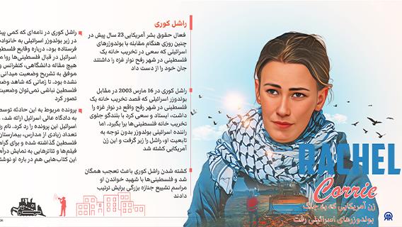 راشل کوری؛ زن آمریکایی که به جنگ بولدوزرهای اسرائیلی رفت