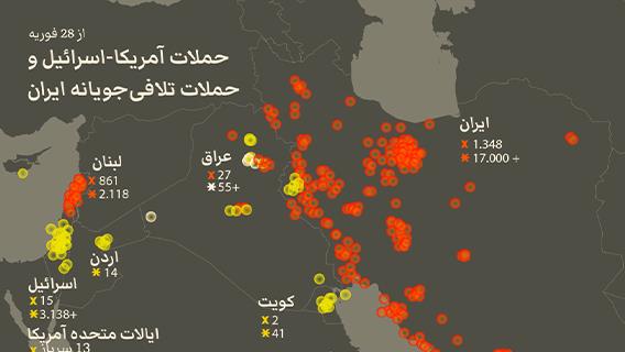 حملات آمریکا-اسرائیل و حملات تلافی‌جویانه ایران