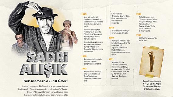 Türk sinemasının Turist Ömer'i: Sadri Alışık