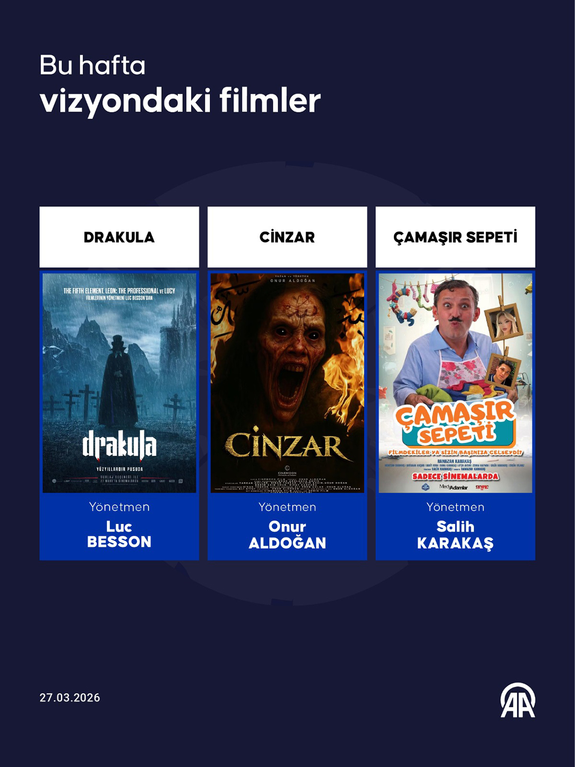  Bu hafta vizyondaki filmler