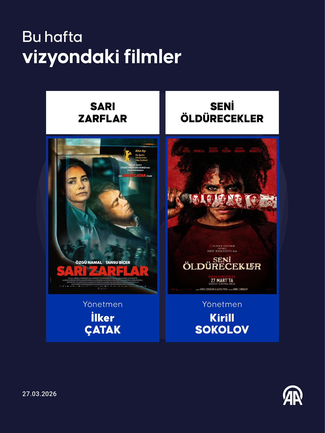 Bu hafta vizyondaki filmler