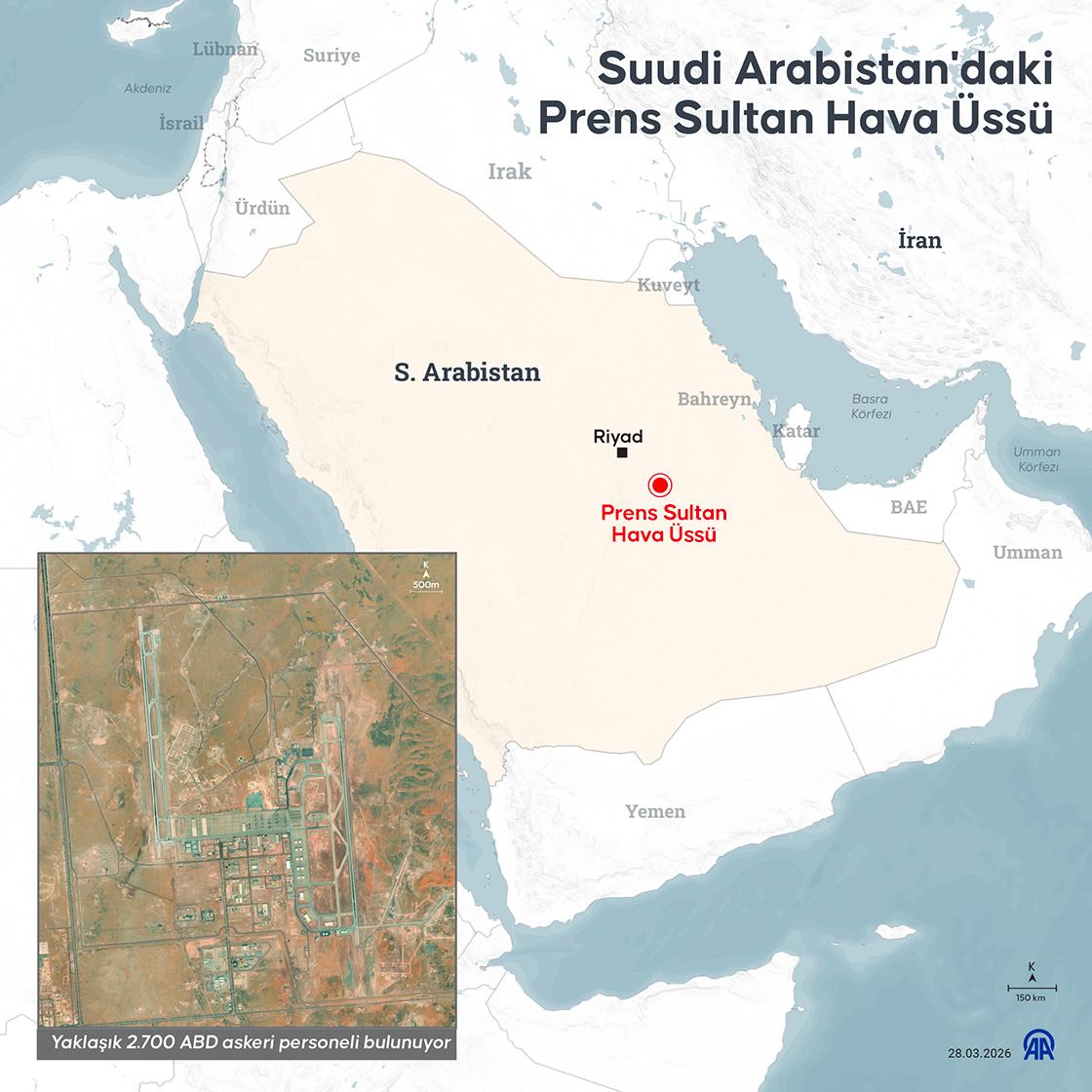 Suudi Arabistan'daki Prens Sultan Hava Üssü