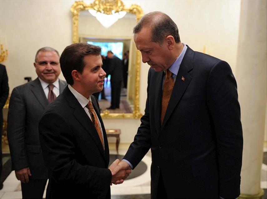 BASBAKAN ERDOGAN, MEDYA YONETICILERIYLE BIR ARAYA GELDI