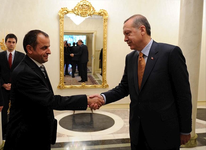 BASBAKAN ERDOGAN, MEDYA YONETICILERIYLE BIR ARAYA GELDI
