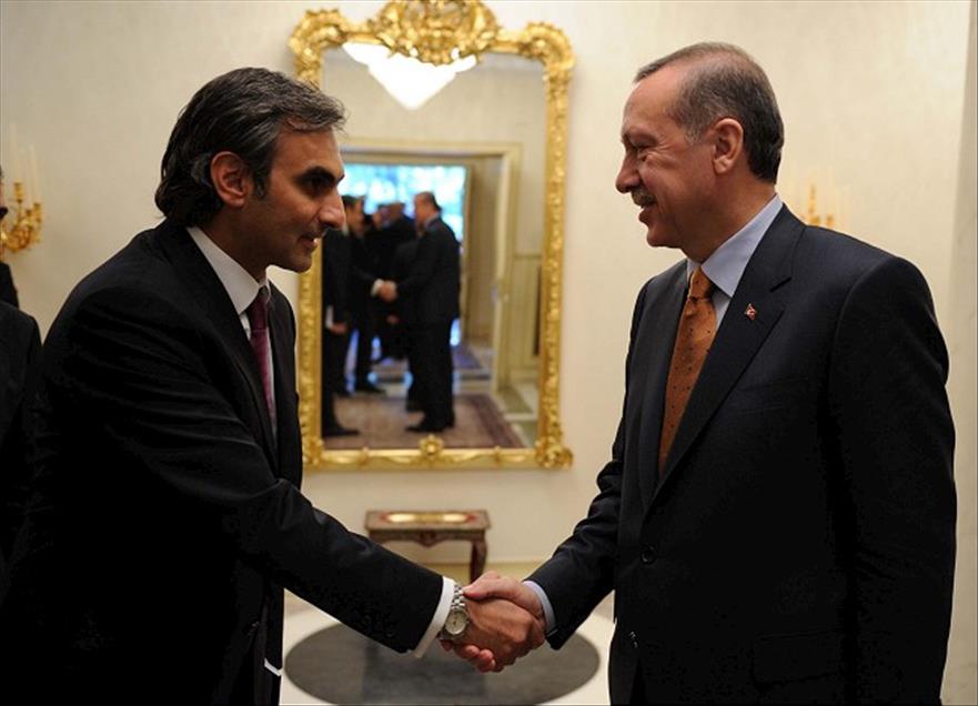 BASBAKAN ERDOGAN, MEDYA YONETICILERIYLE BIR ARAYA GELDI