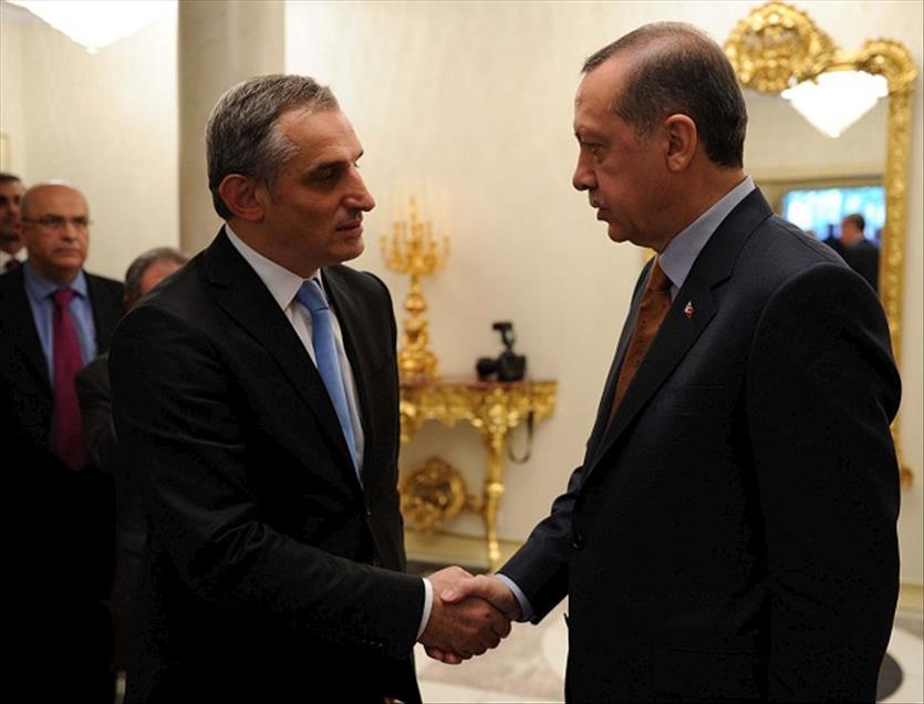 BASBAKAN ERDOGAN, MEDYA YONETICILERIYLE BIR ARAYA GELDI