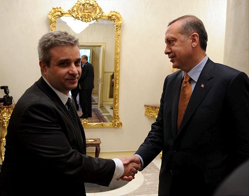 BASBAKAN ERDOGAN, MEDYA YONETICILERIYLE BIR ARAYA GELDI