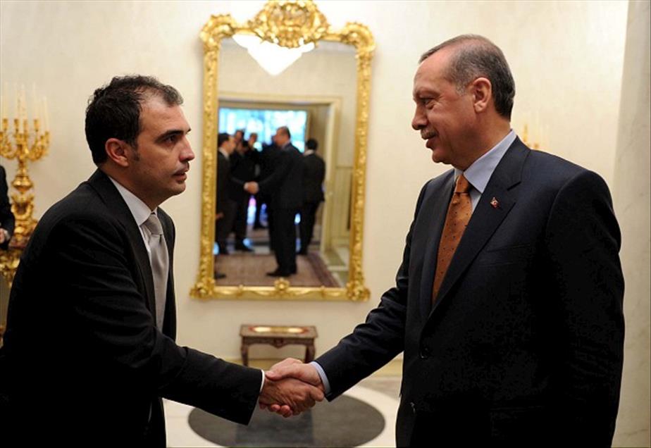 BASBAKAN ERDOGAN, MEDYA YONETICILERIYLE BIR ARAYA GELDI