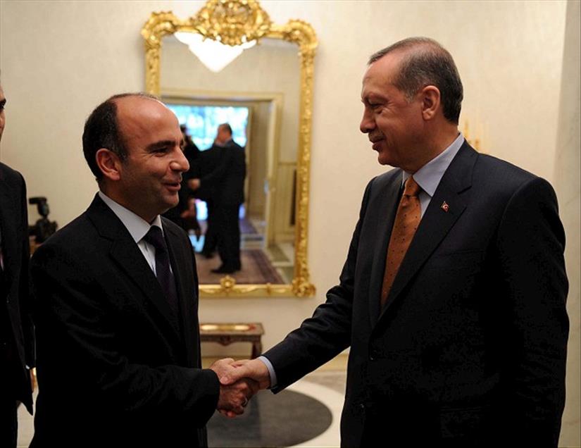 BASBAKAN ERDOGAN, MEDYA YONETICILERIYLE BIR ARAYA GELDI