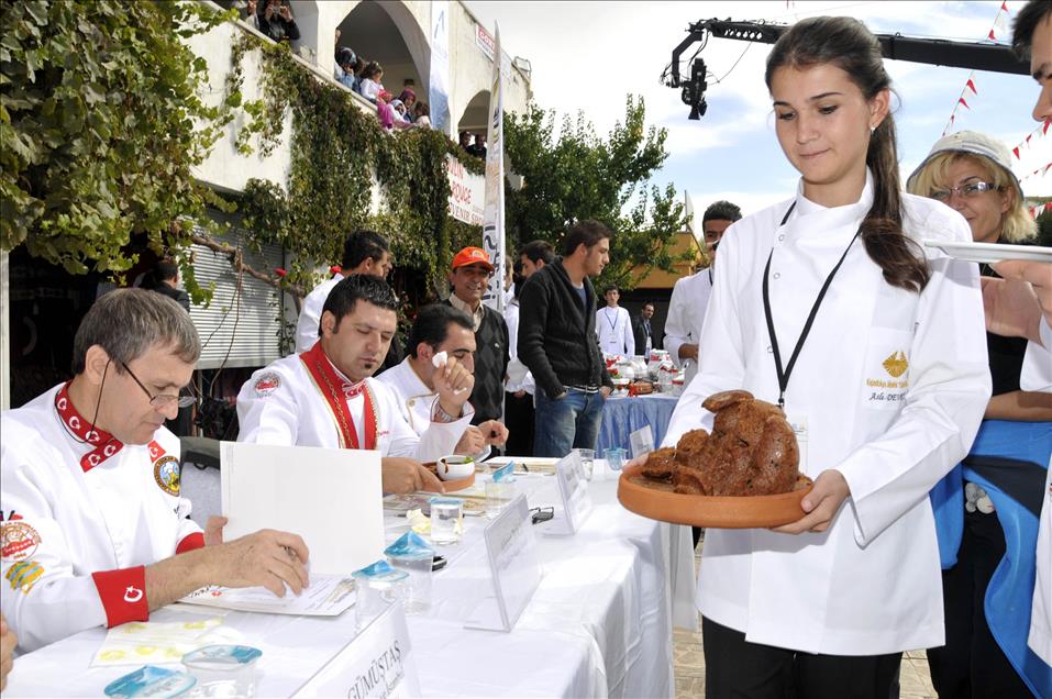 KAPADOKYA'DA YEMEK FESTIVALI YAPILDI