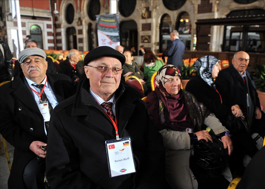 ''ALMANYA TRENI''NIN 50 YIL SONRA YENIDEN YOLA CIKISI