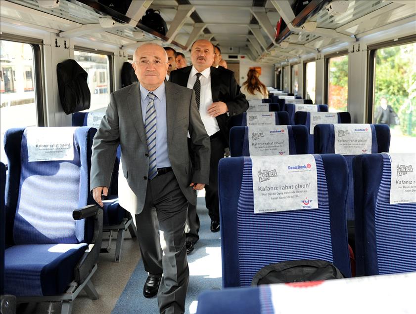 TRT'NIN ALMANYA TRENI YOLA CIKTI