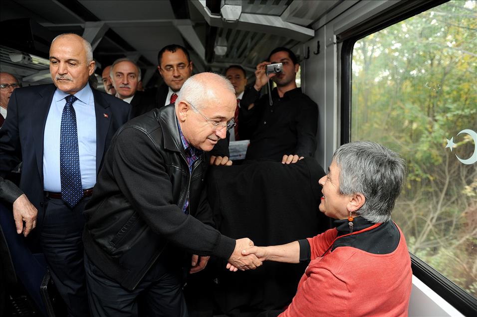 TRT'NIN ALMANYA TRENI YOLA CIKTI