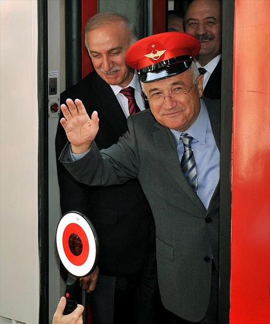 TRT'NIN ALMANYA TRENI YOLA CIKTI