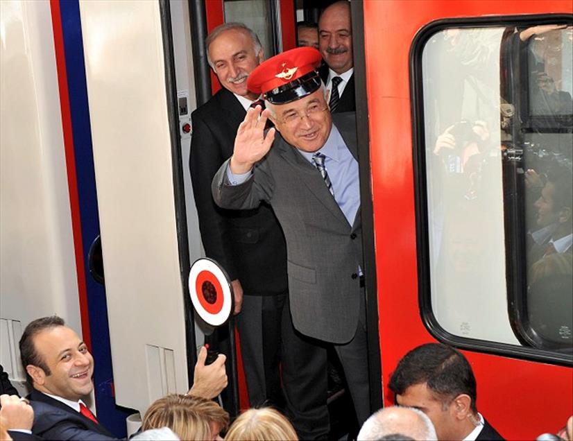 TRT'NIN ALMANYA TRENI YOLA CIKTI
