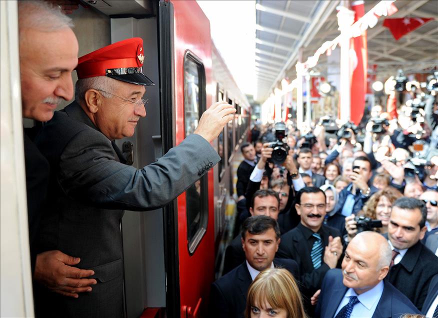 TRT'NIN ALMANYA TRENI YOLA CIKTI