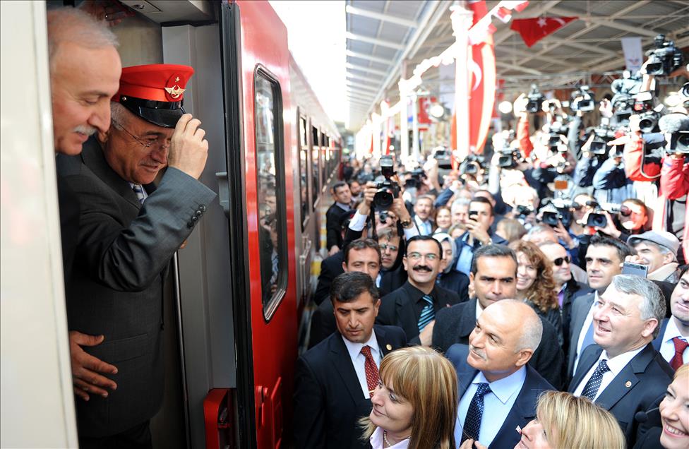 TRT'NIN ALMANYA TRENI YOLA CIKTI