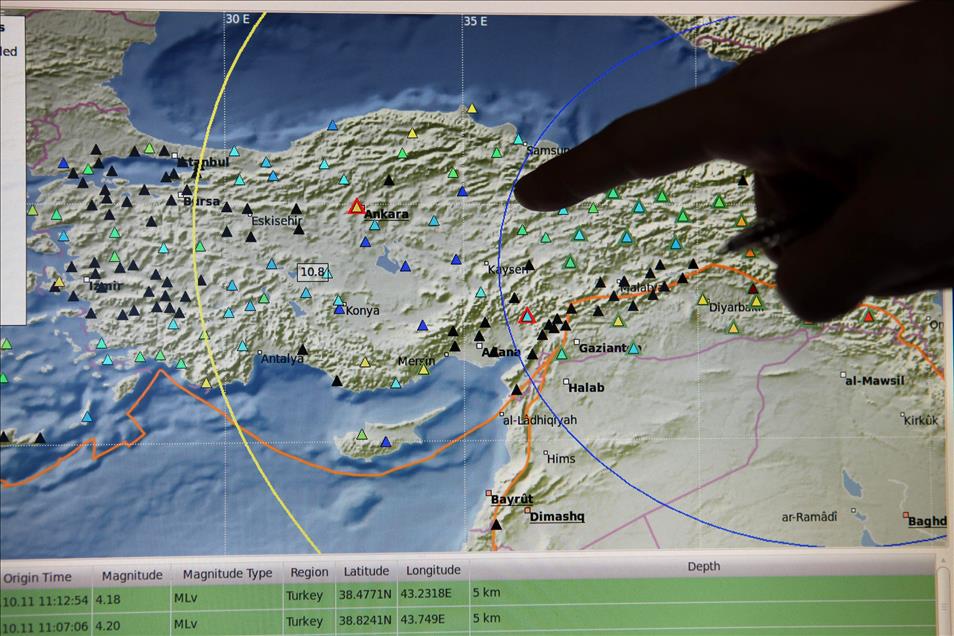 DEPREM HASARINA ''UYDUYLA JET TESPIT''