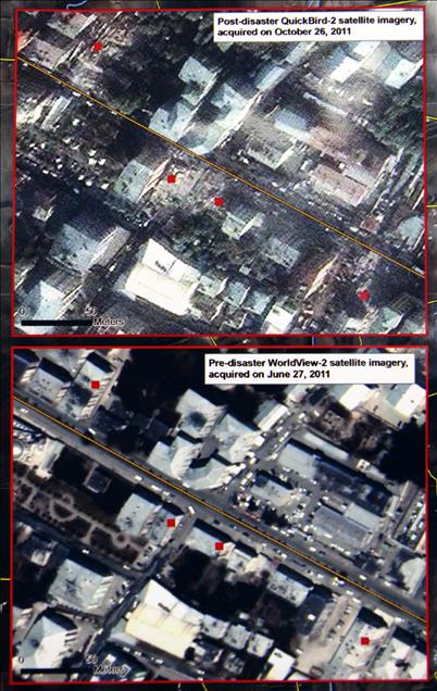 DEPREM HASARINA ''UYDUYLA JET TESPIT''