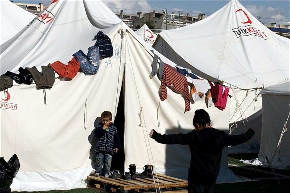 ERCIS'TEKI KIZILAY CADIR KENTINDE GUNLUK YASAM