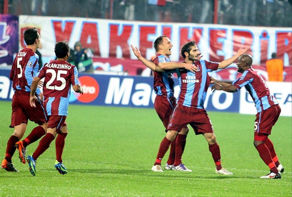 TRABZONSPOR - INTER SAMPIYONLAR LIGI MACI 