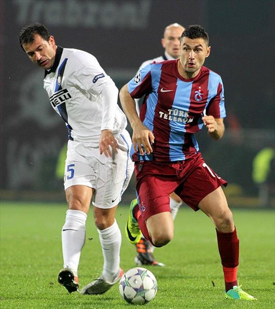 TRABZONSPOR - INTER SAMPIYONLAR LIGI MACI 