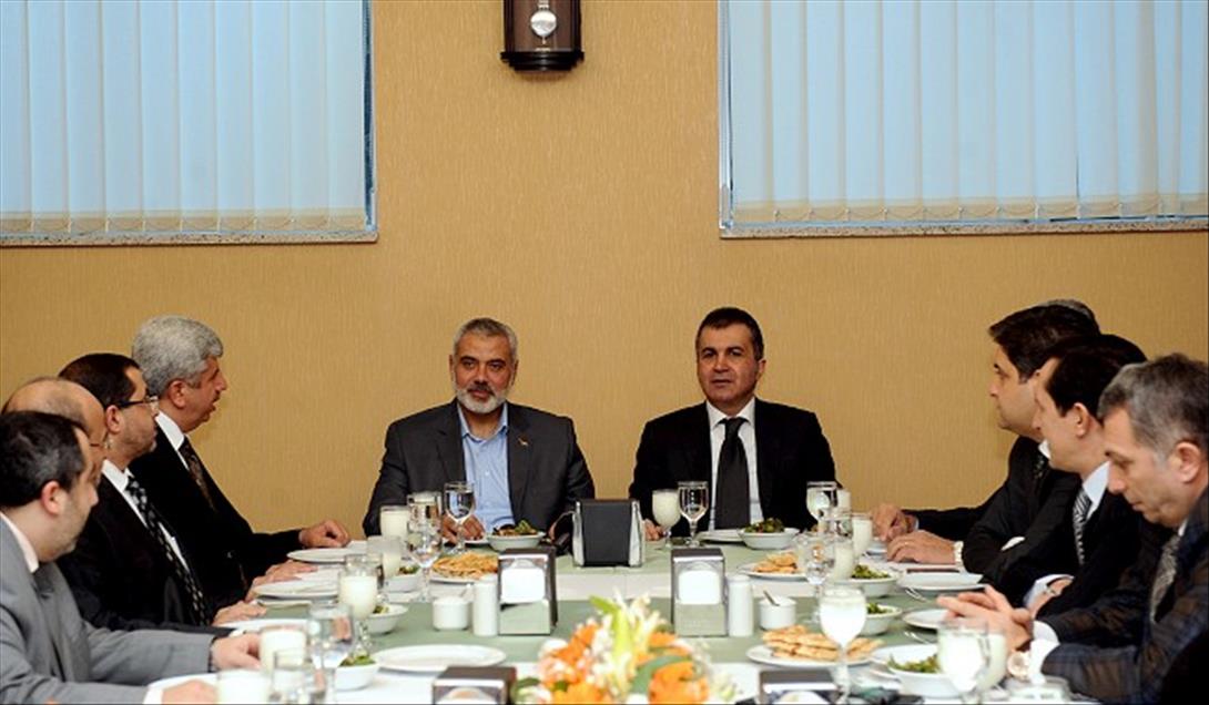 HANIYE AK PARTI GENEL MERKEZI'NDE