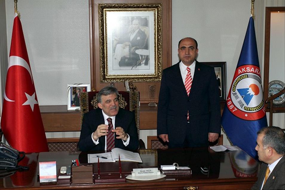 CUMHURBASKANI ABDULLAH GUL AKSARAY'DA