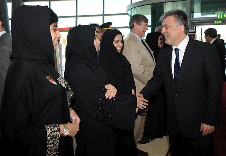 CUMHURBASKANI GUL ABU DABI'DE