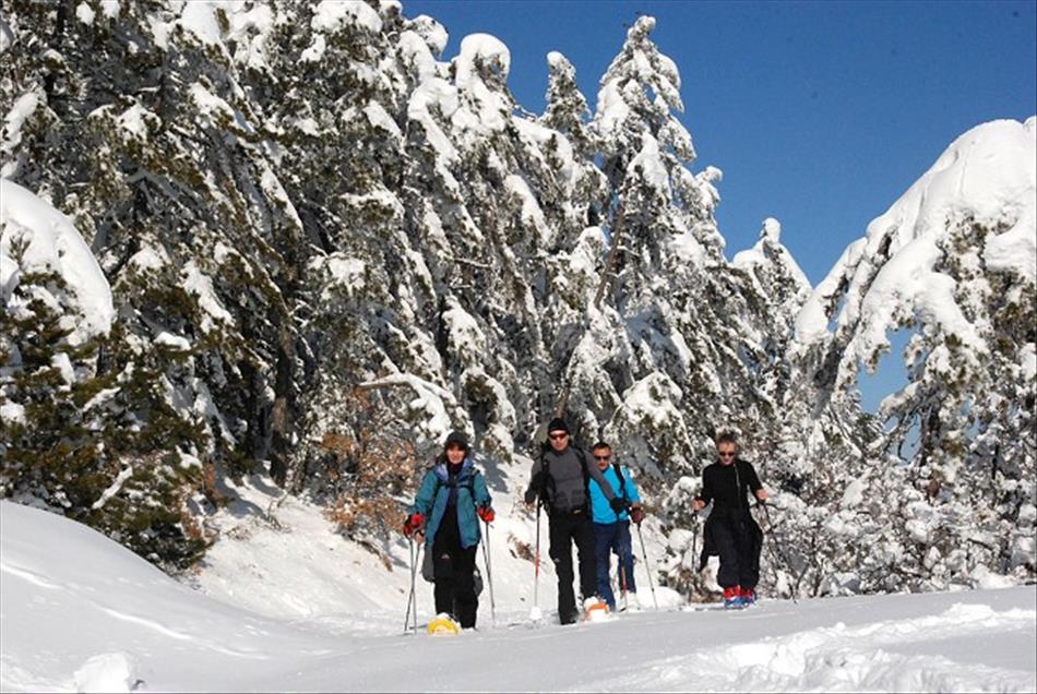 KIZILCAHAMAM'DA KAR MANZARASI